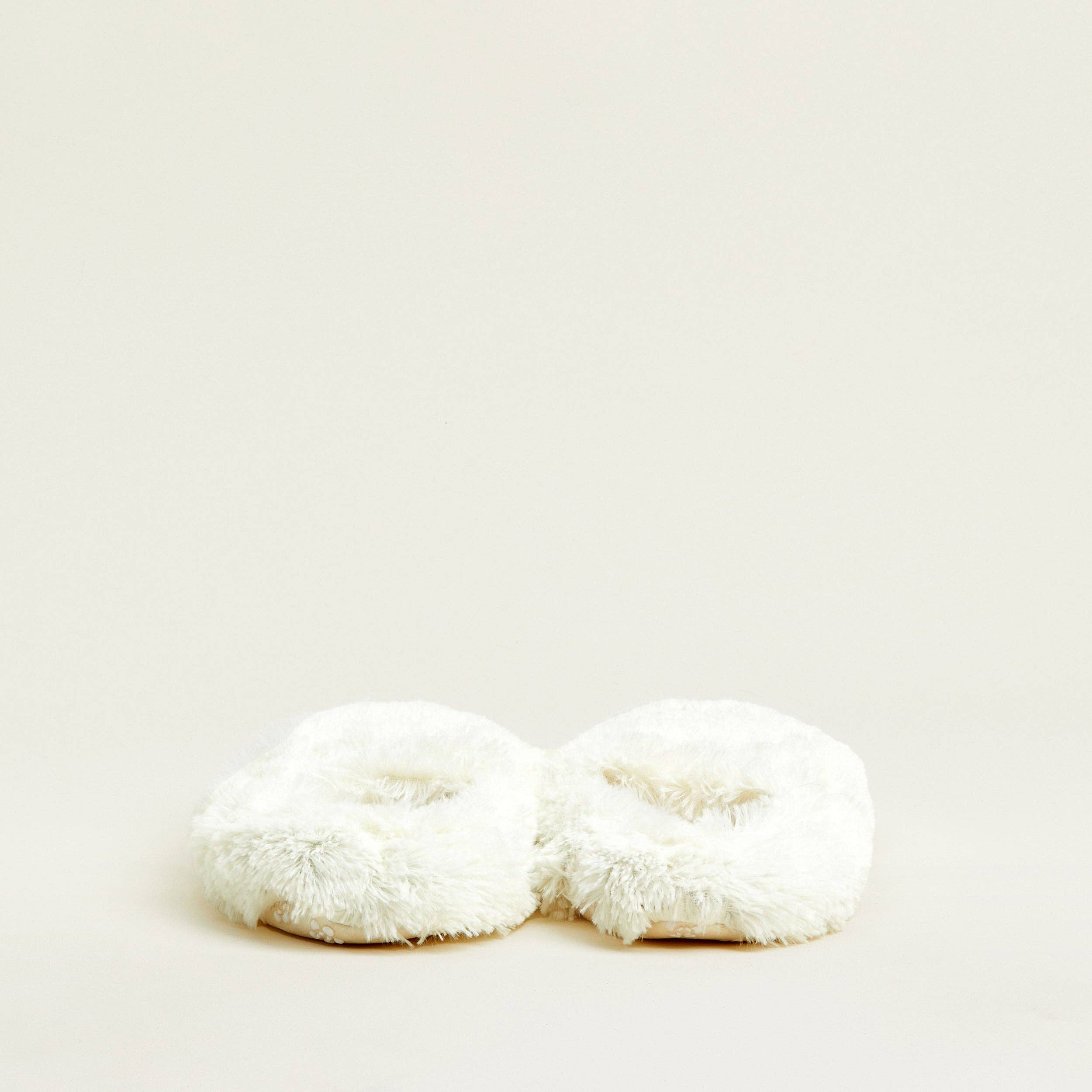Cream Warmies Slippers
