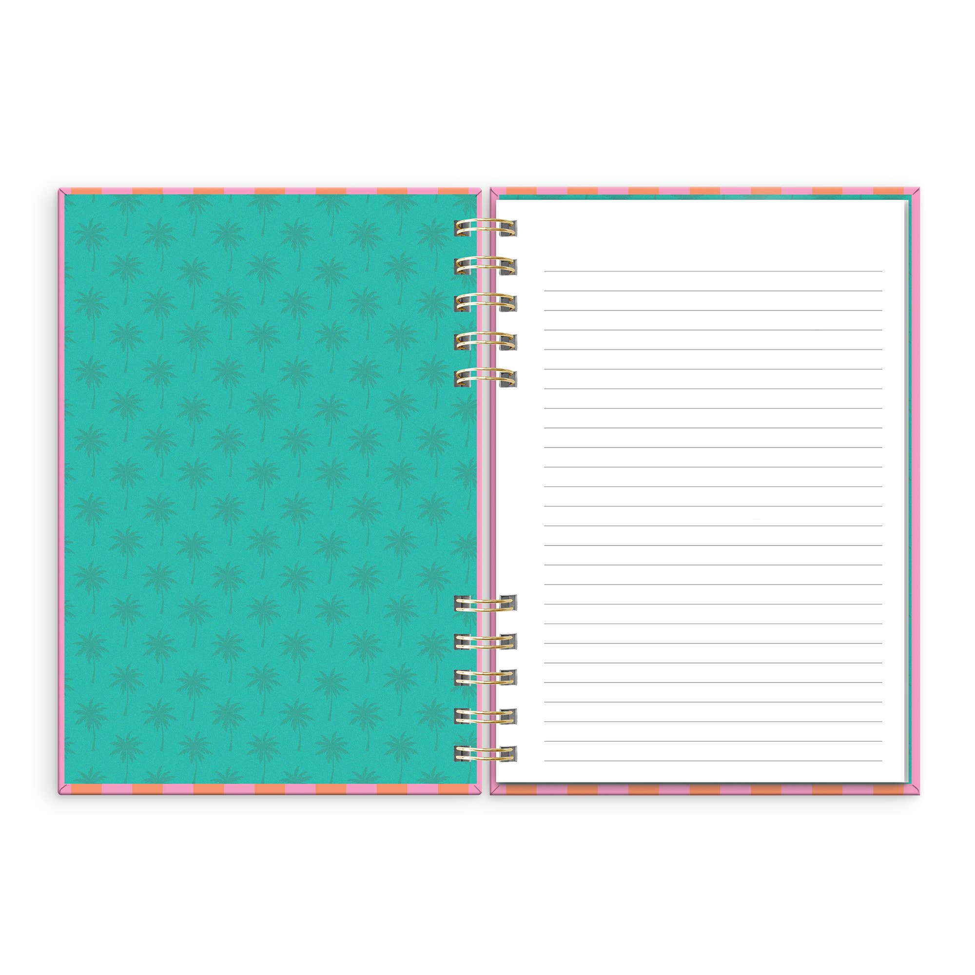 Cabana Stripes Harper Split-Spiral Notebook & Pen Set
