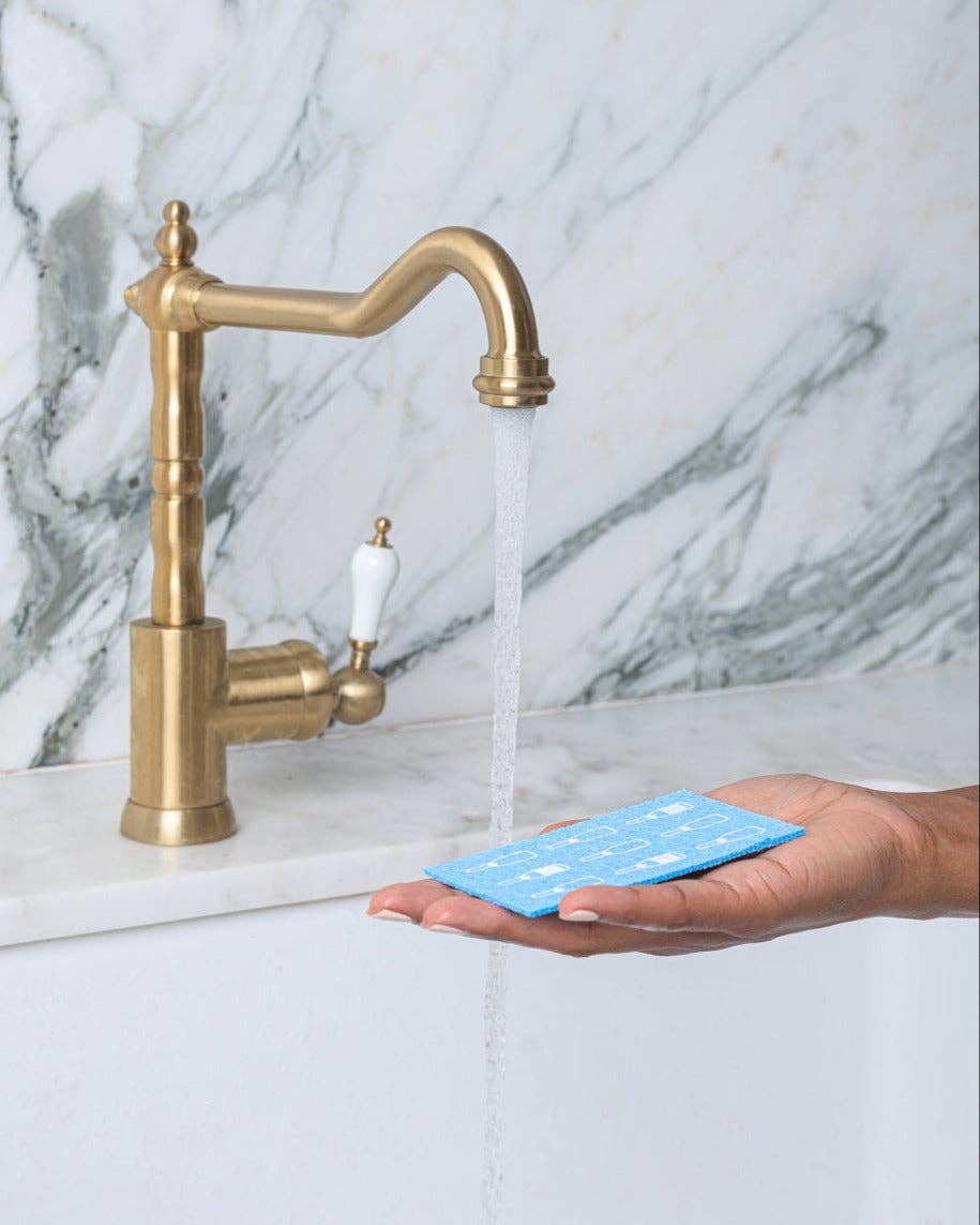 Biodegradable Pop-Up Sponge Set - Will Scrub for Bubbles