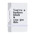 Leatherette Pocket Journal You're a Badass Bitch