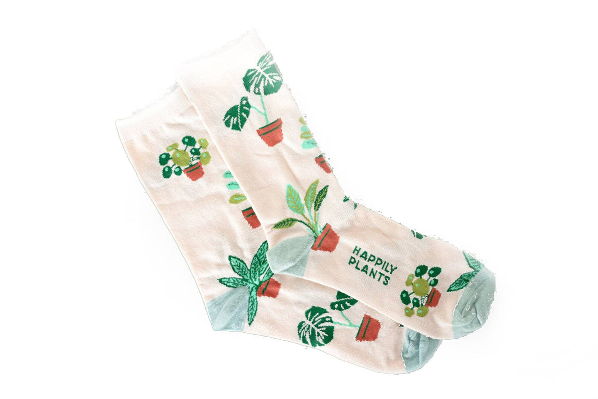 Plant Lover Cotton Crew Socks
