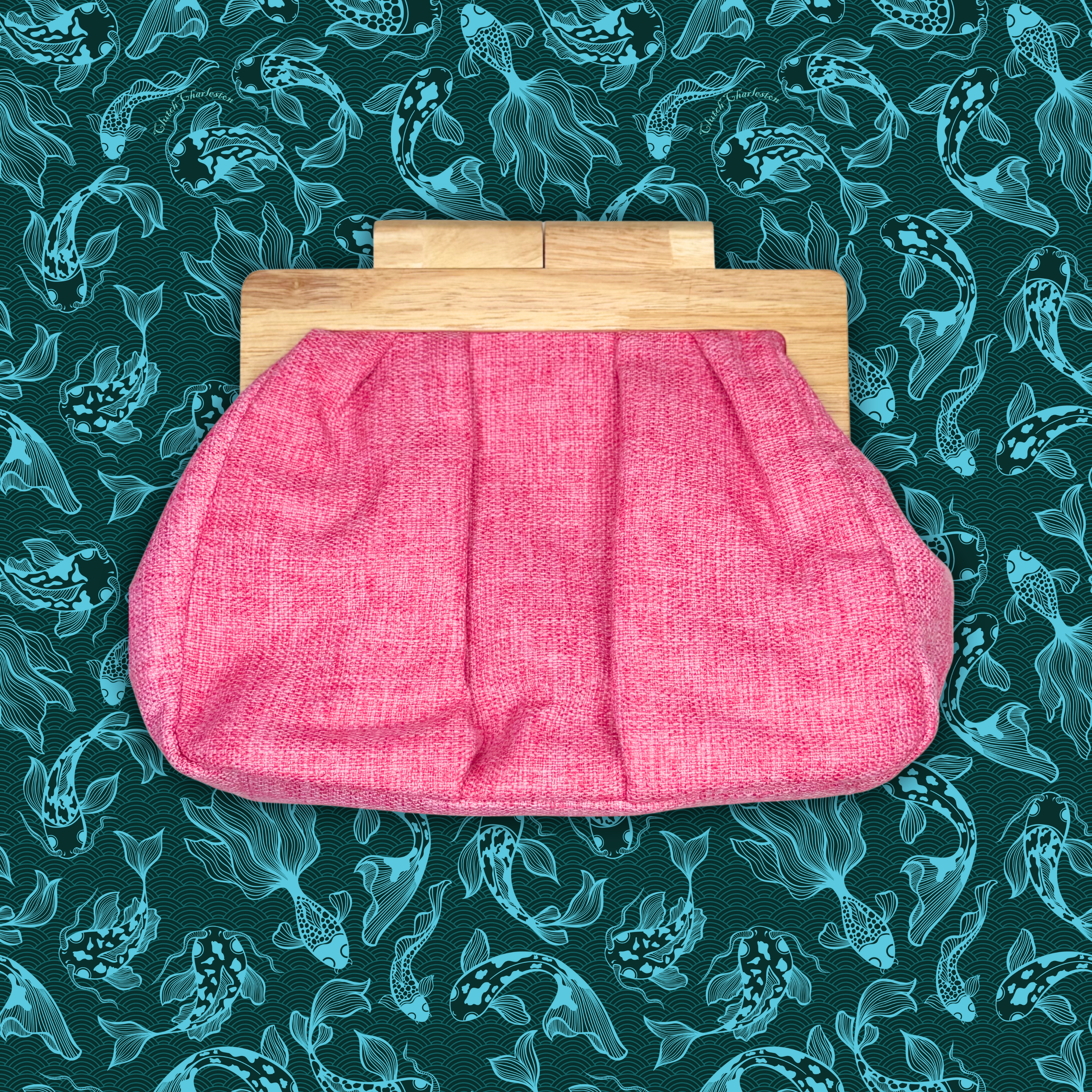 East Bay Clutch- Pink