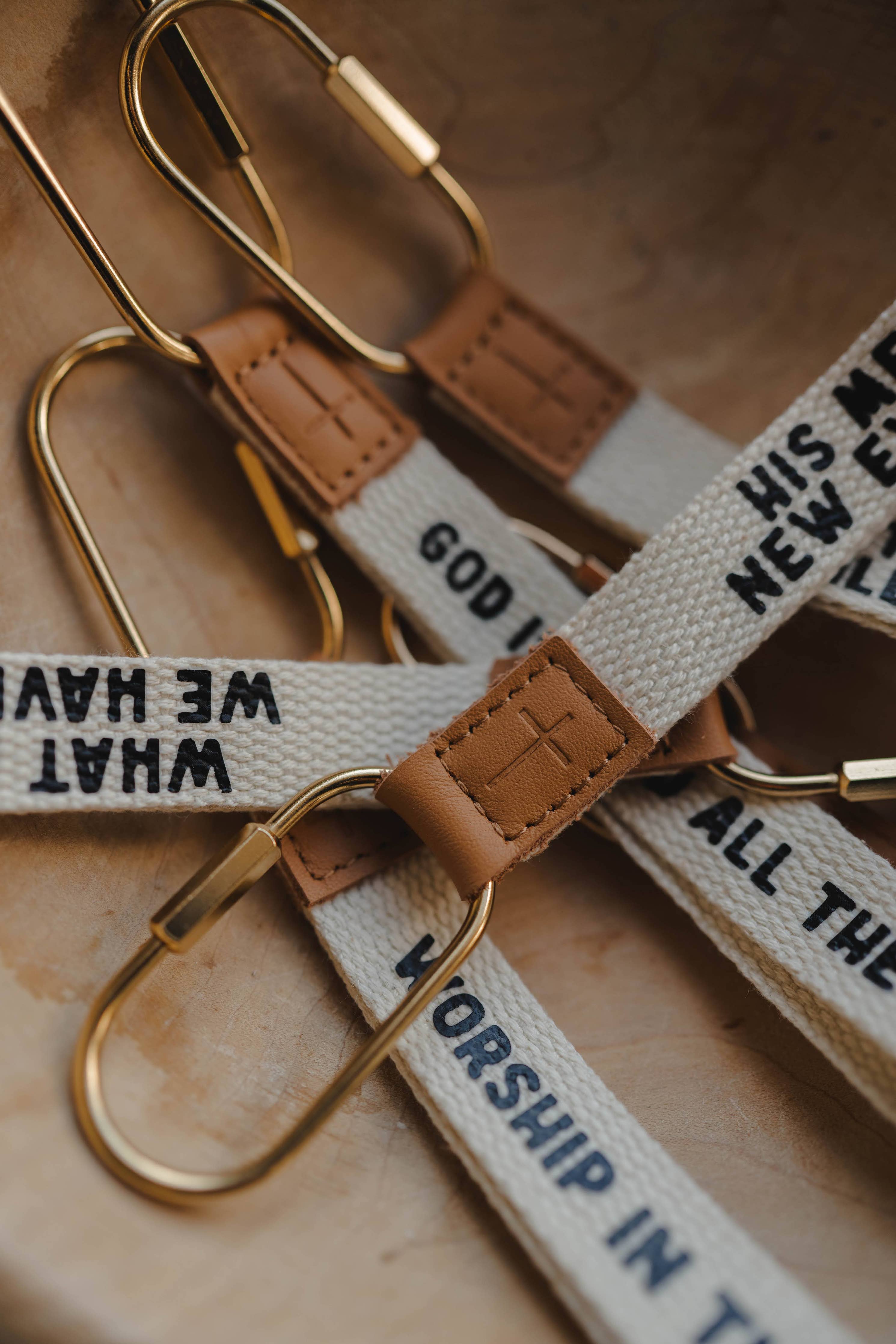 New Mercies Wristlet Keychain
