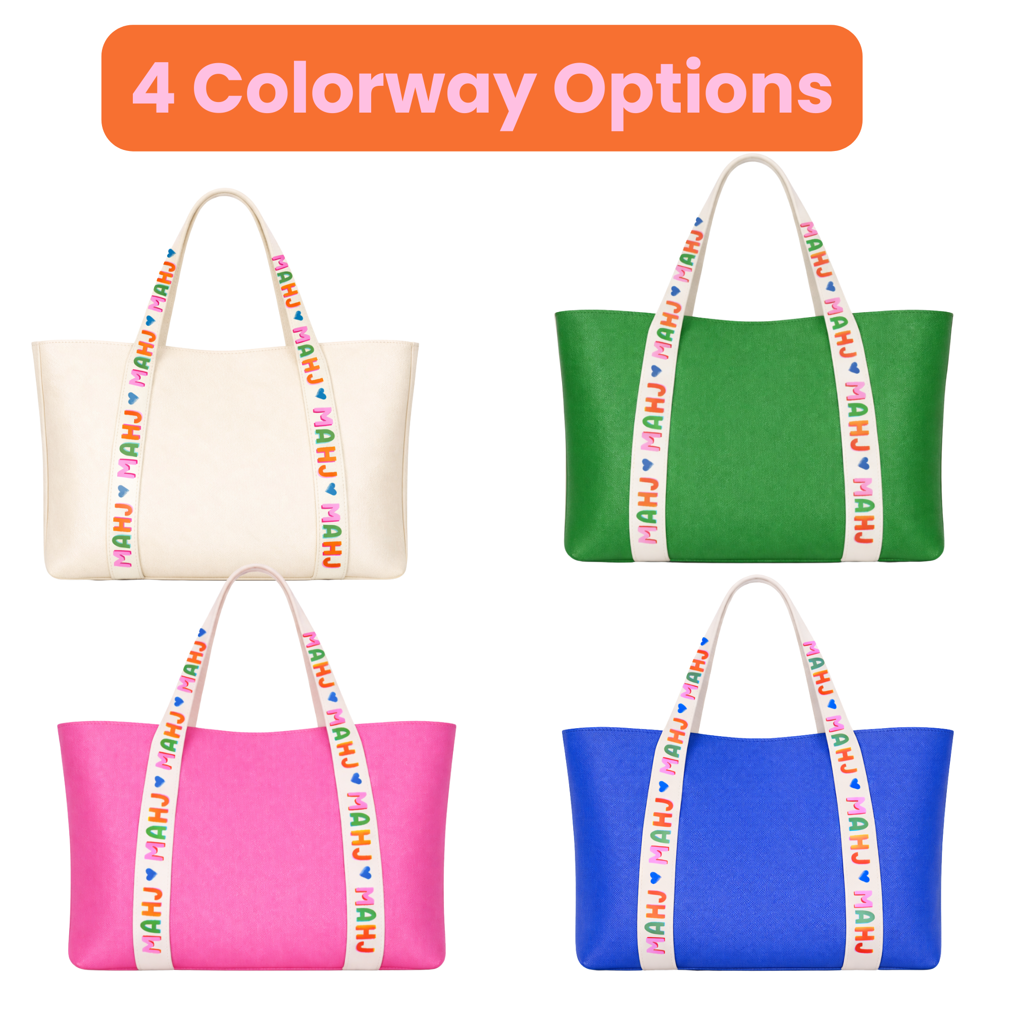 Mahjong Tote Bag Mahjong Tile Bag Leather | Blue
