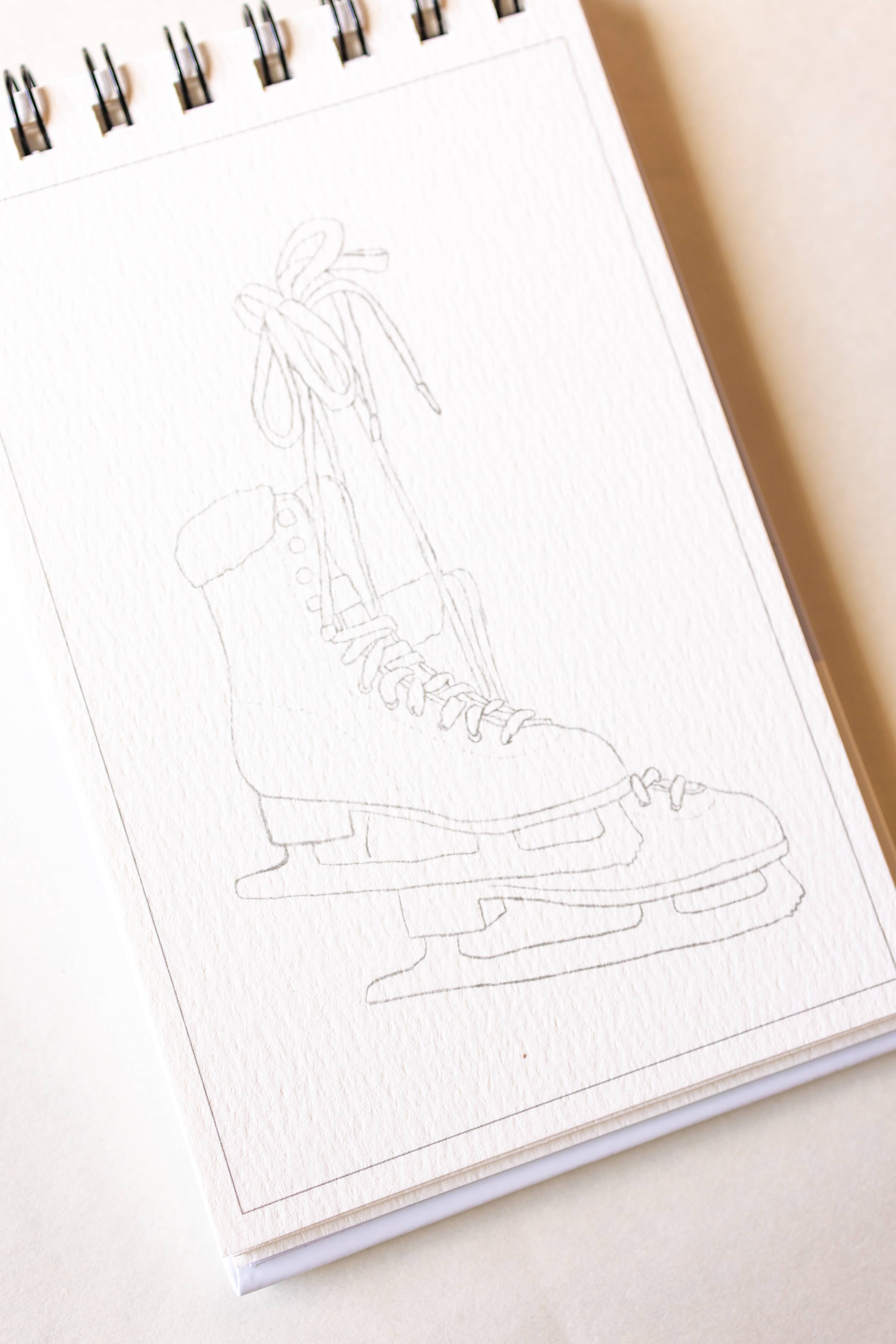 A little bit of winter - mini watercoloring book