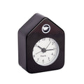 Mini White-and-Black House Alarm Clock