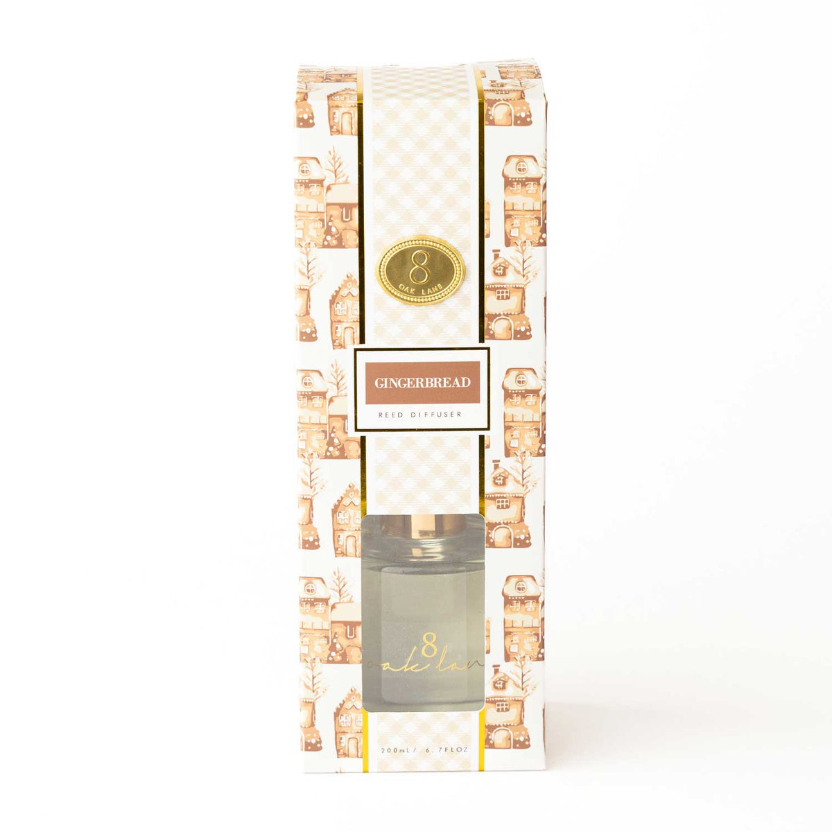 Gingerbread Reed Diffuser, 6.7oz Home Fragrance