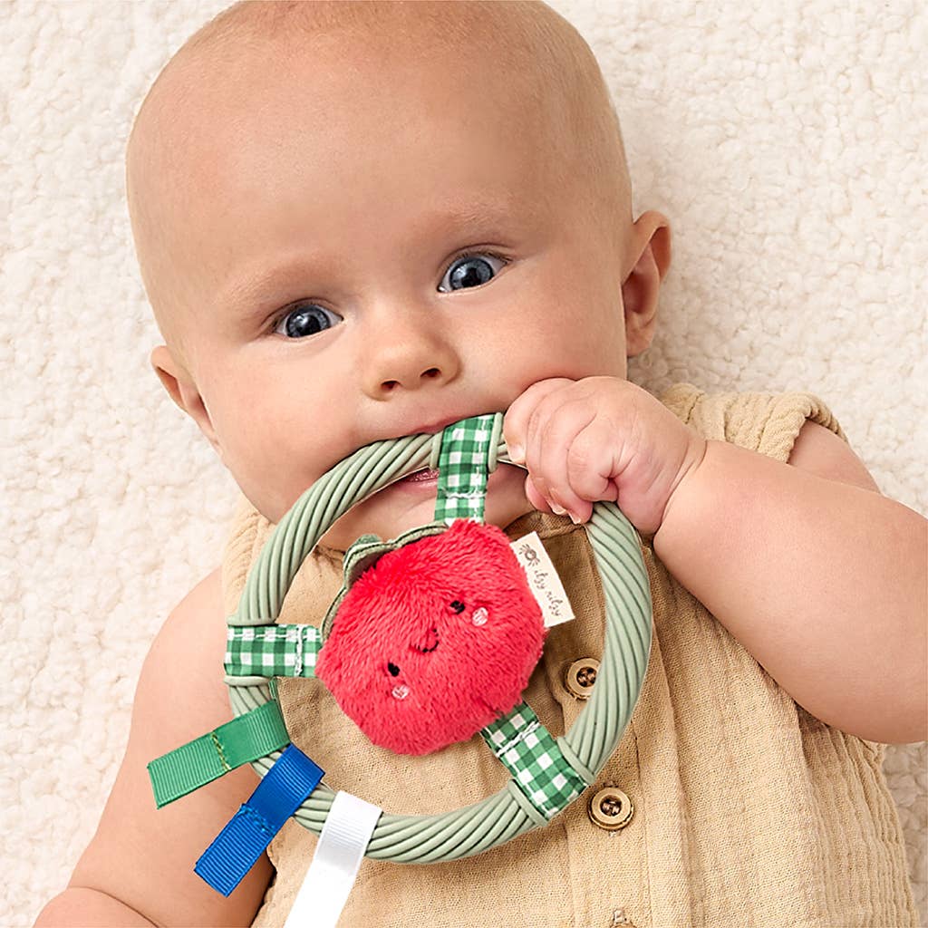 Itzy Ring Pal™ - Teething Ring with Plush Character