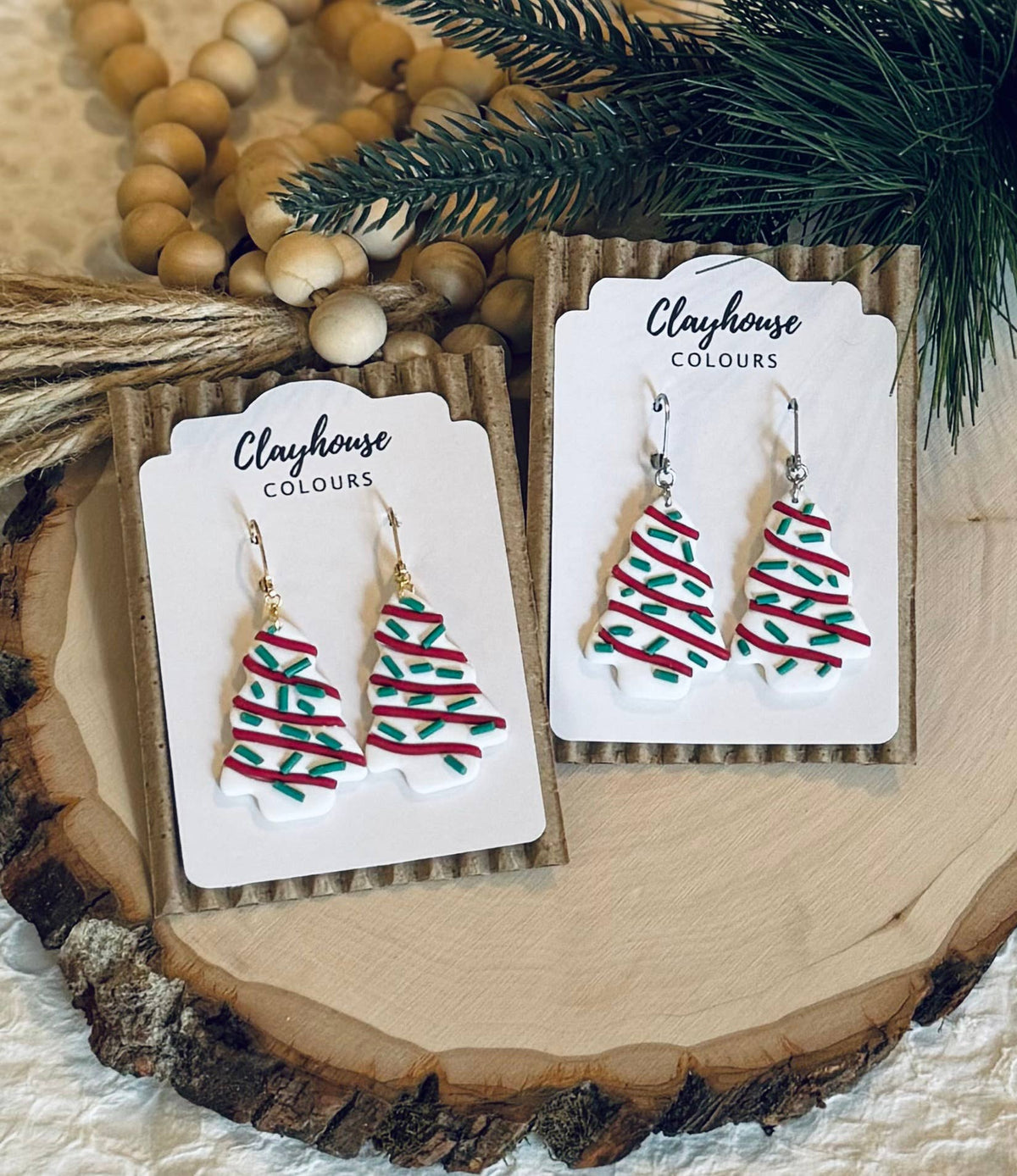 Christmas Tree Cakes Earrings  