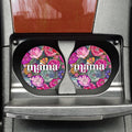 Mama Floral Background Car Coasters