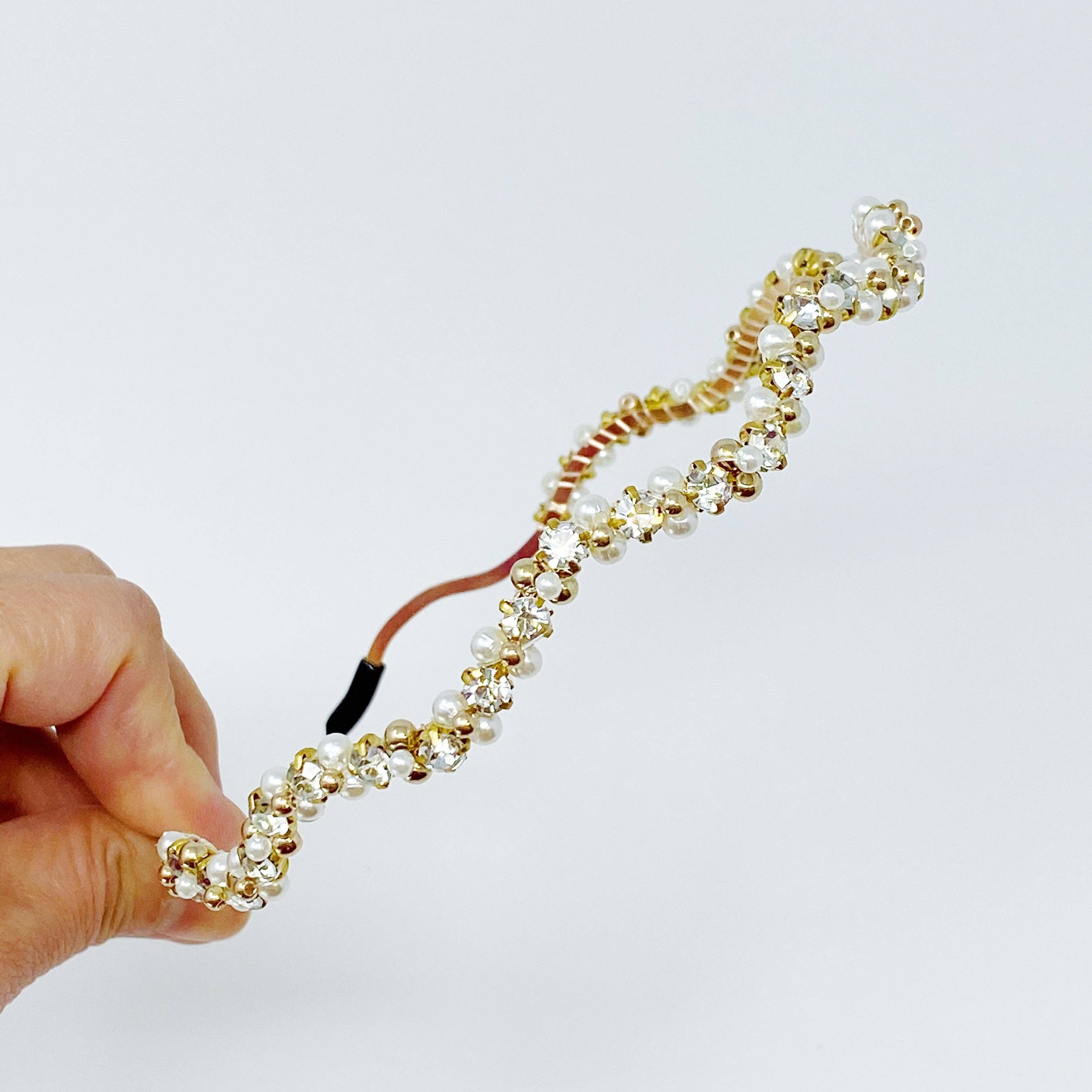 Pearl & Crystal Headband