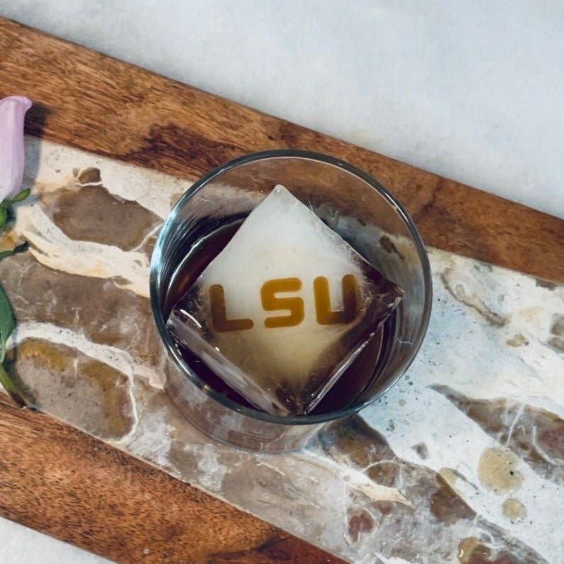LSU Custom Cocktail Ice Tray - Bundle