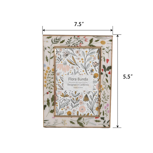 4x6 Wild Flowers Aluminum Frame