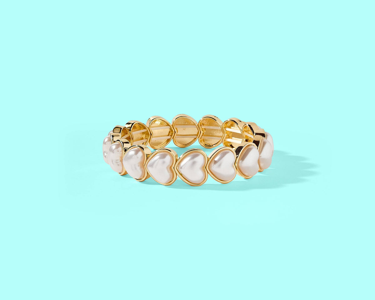 Enamel Stretch Bracelet - Assorted Styles - Love
