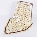 Large Polka Dot Print Bandana Scarf