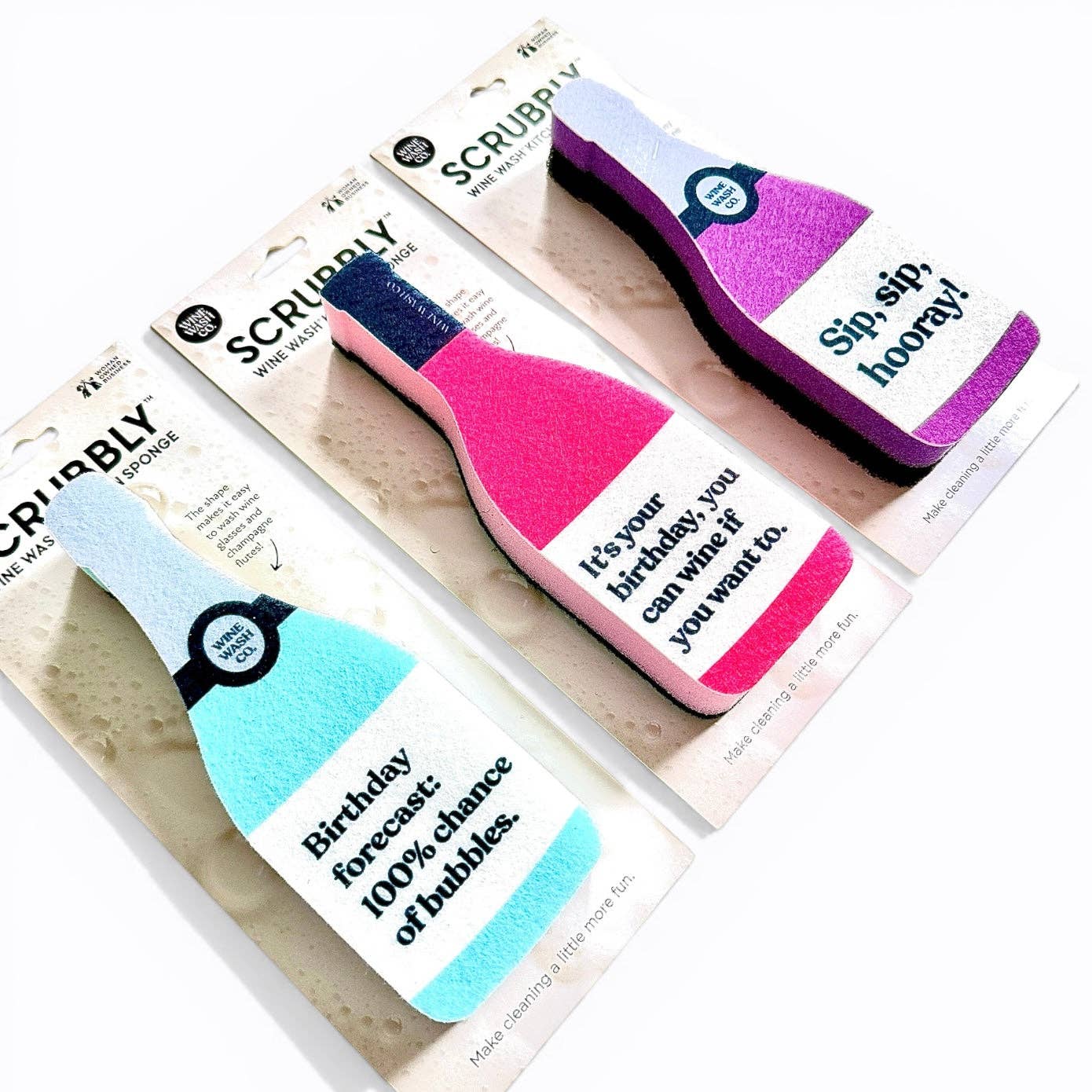 Scrubbly™ Sponge - Sip Sip Hooray