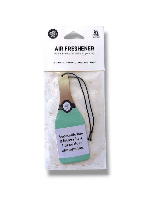 Champagne Air Freshener - Letters