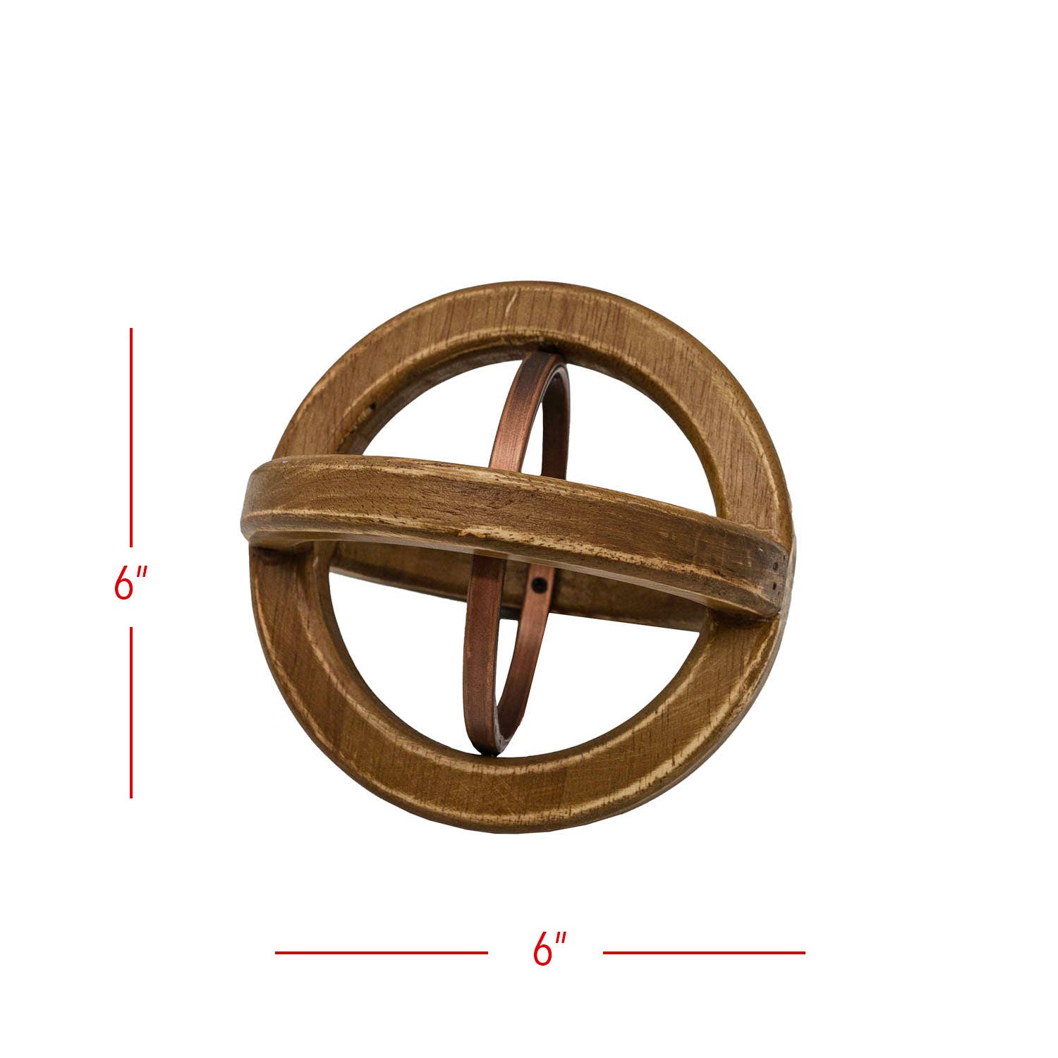 Mara Metal and Wood Decorative Accent
