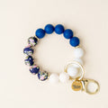 Hands–Free Keychain Wristlet–Notes of Navy