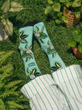 Plant Lover Cotton Crew Socks, Plant Gifts
