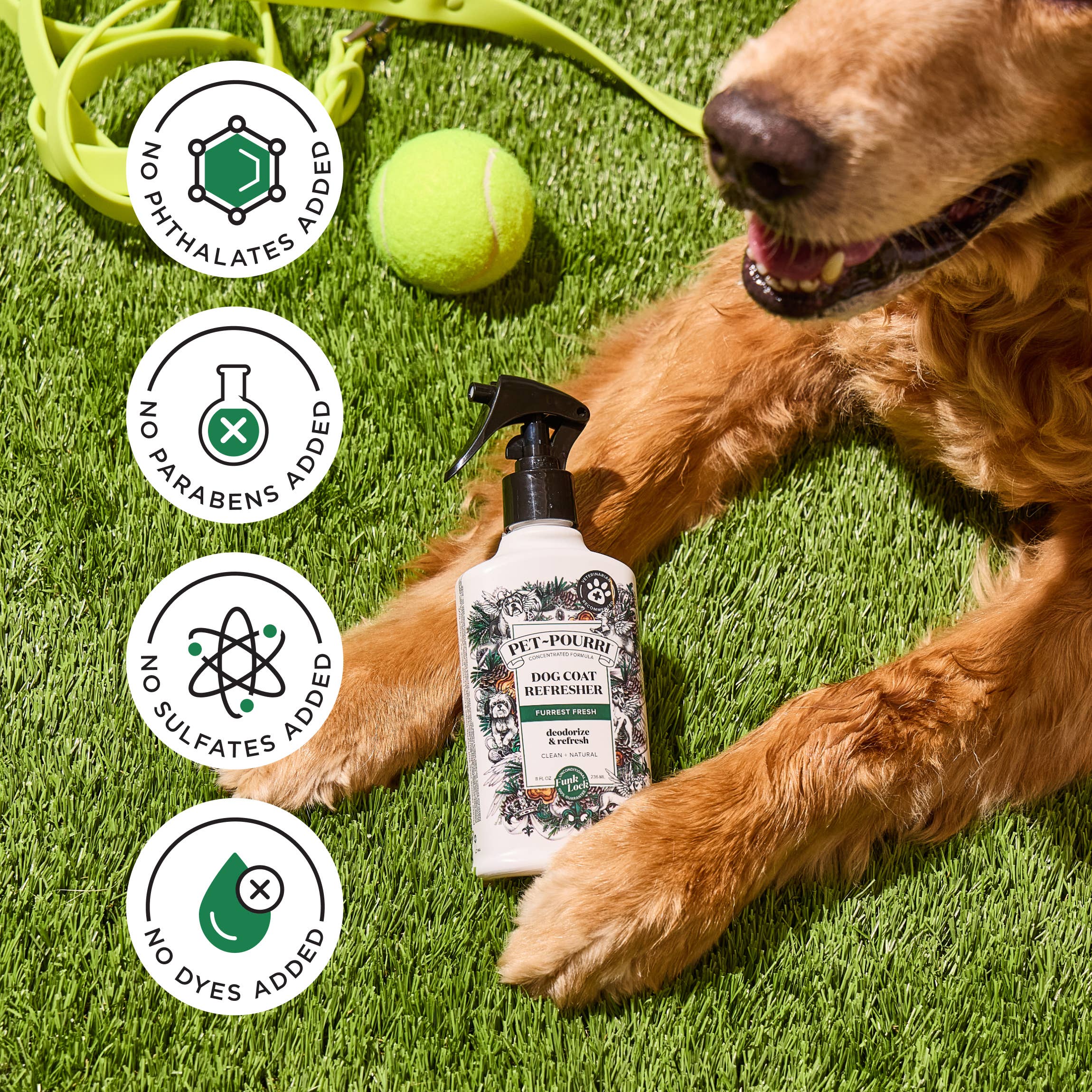 Pet~Pourri - Dog Coat Refresher ~ Furrest Fresh 8oz