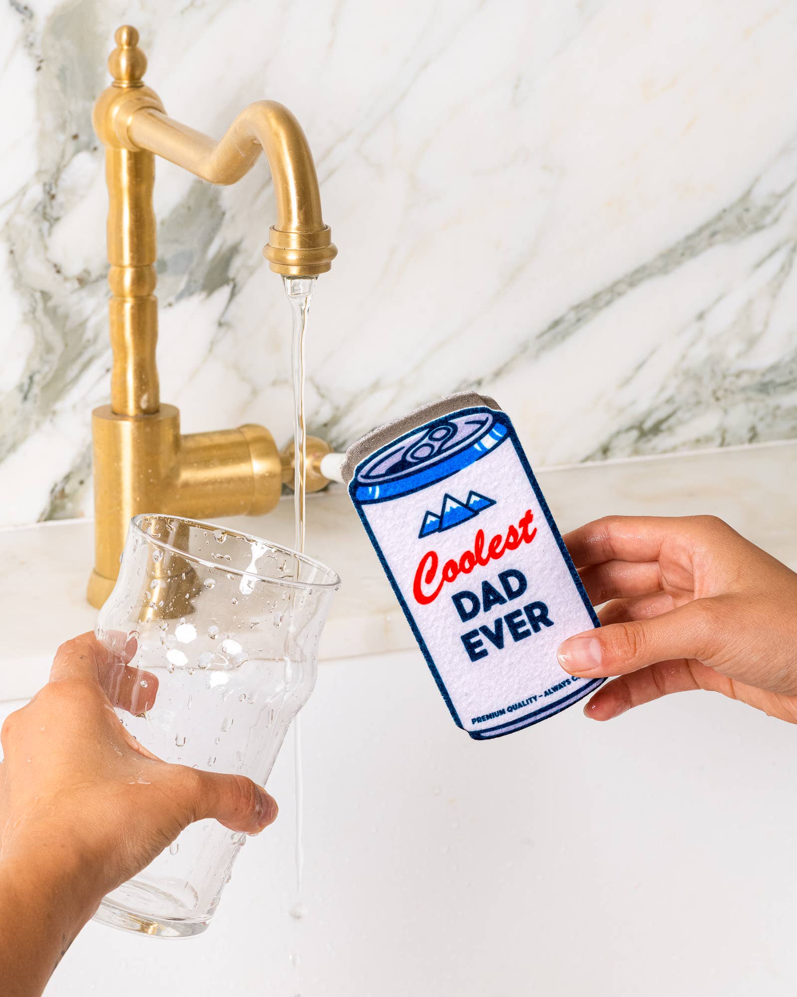 Beer Scrubbly Sponge - Coolest Dad