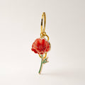 Red Poppy Keychain & Bag charm, Fall Gifts