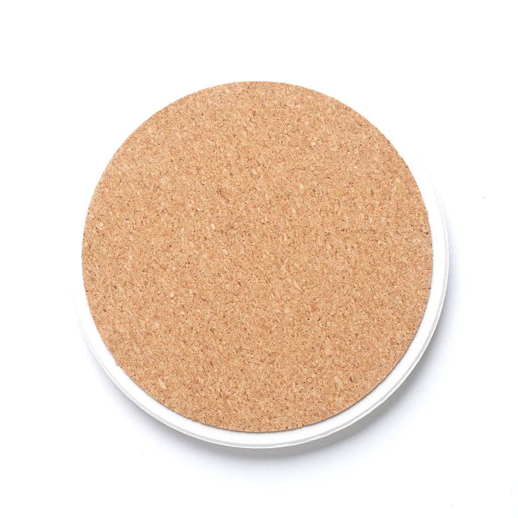 Wispy Floral Gifts, Round Coaster, Gifts for Women, Chic