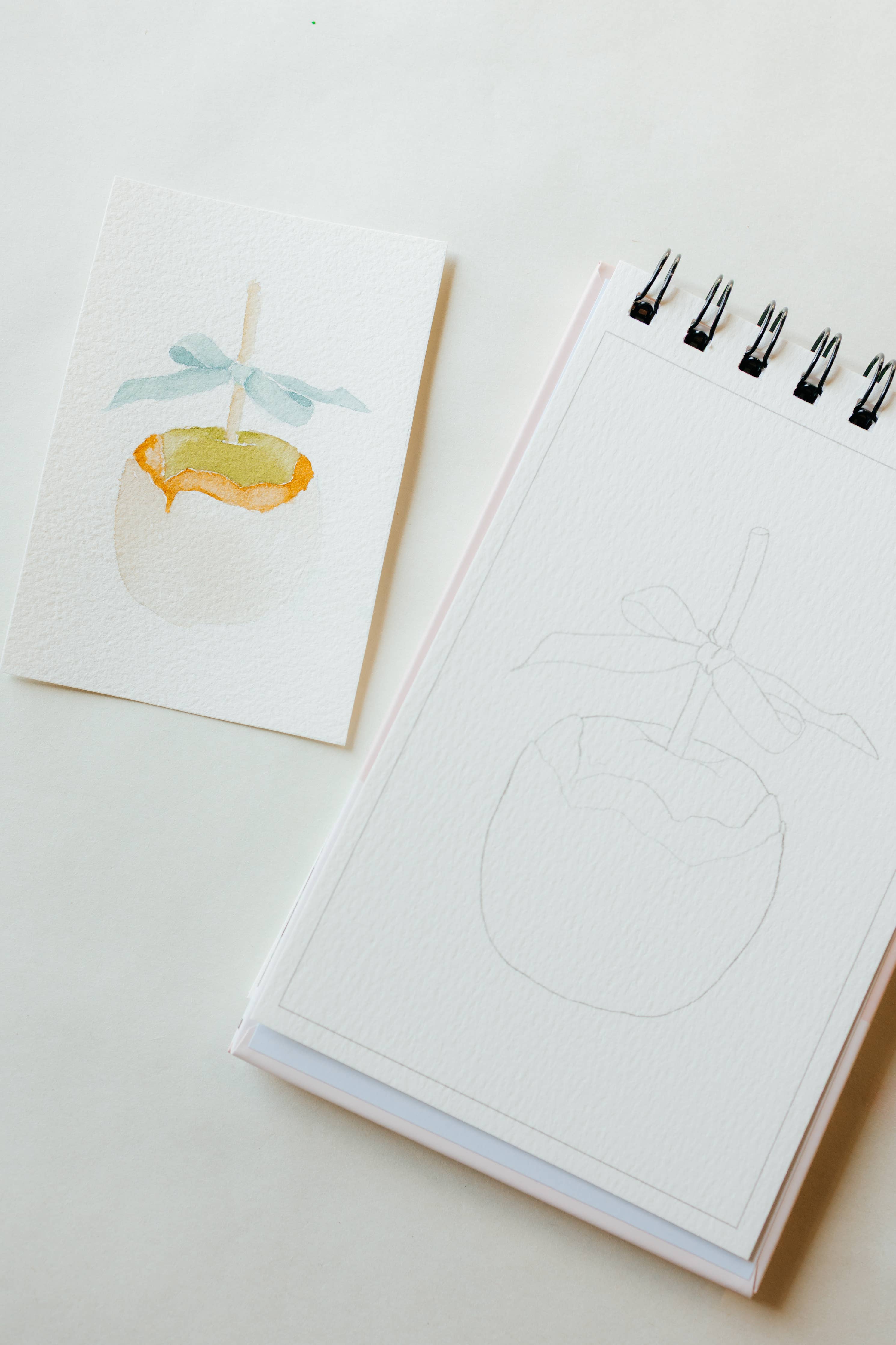 A little bit of autumn - mini watercoloring book