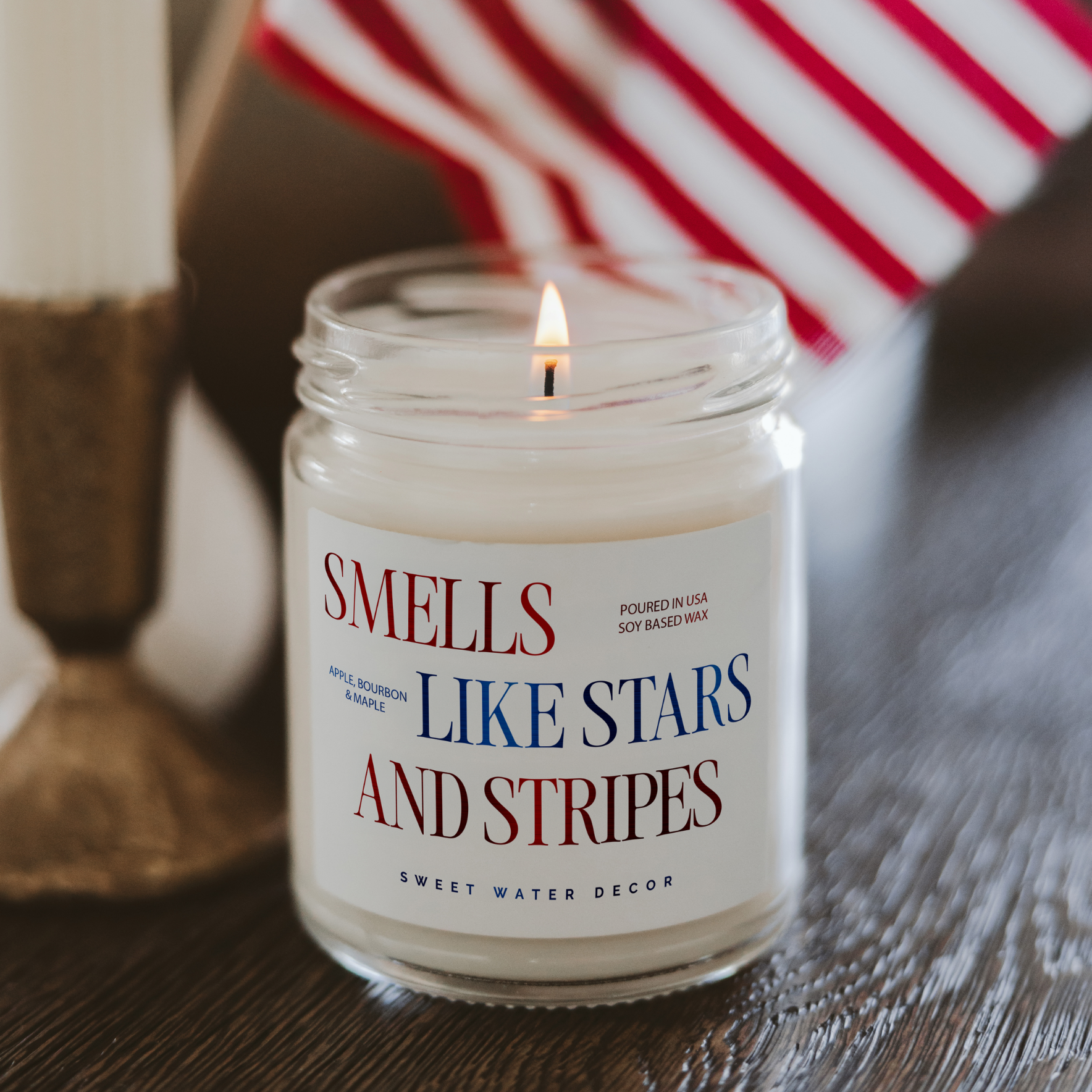 Smells Like Stars and Stripes 9 oz Soy Candle