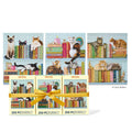 Cats On Books 250 Piece Puzzle Set Cat Lover Gift