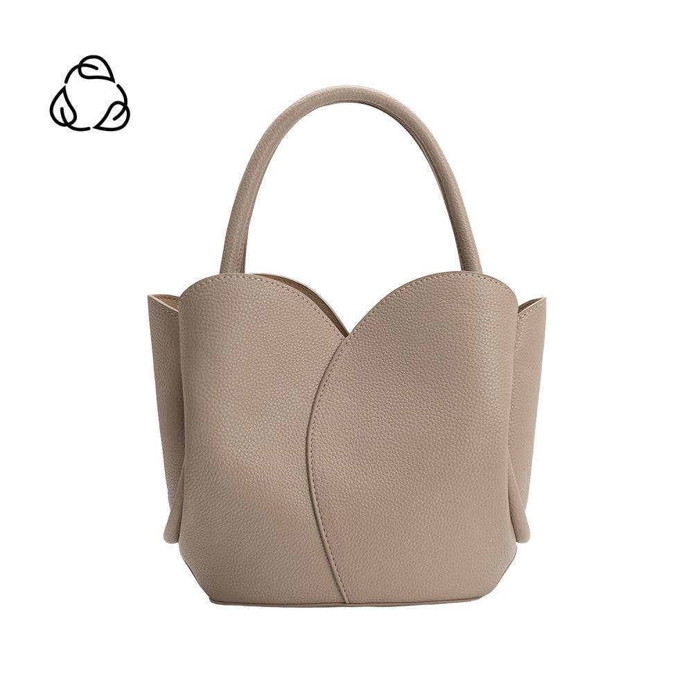 Tulip Mushroom Recycled Vegan Leather Top Handle