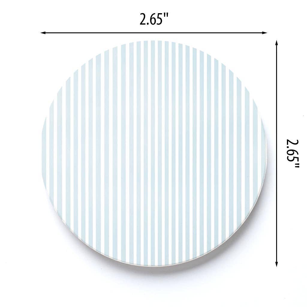 Striped Chic Car Coaster
