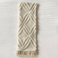 Diamond Tufted Cotton Slub Throw/Blanket