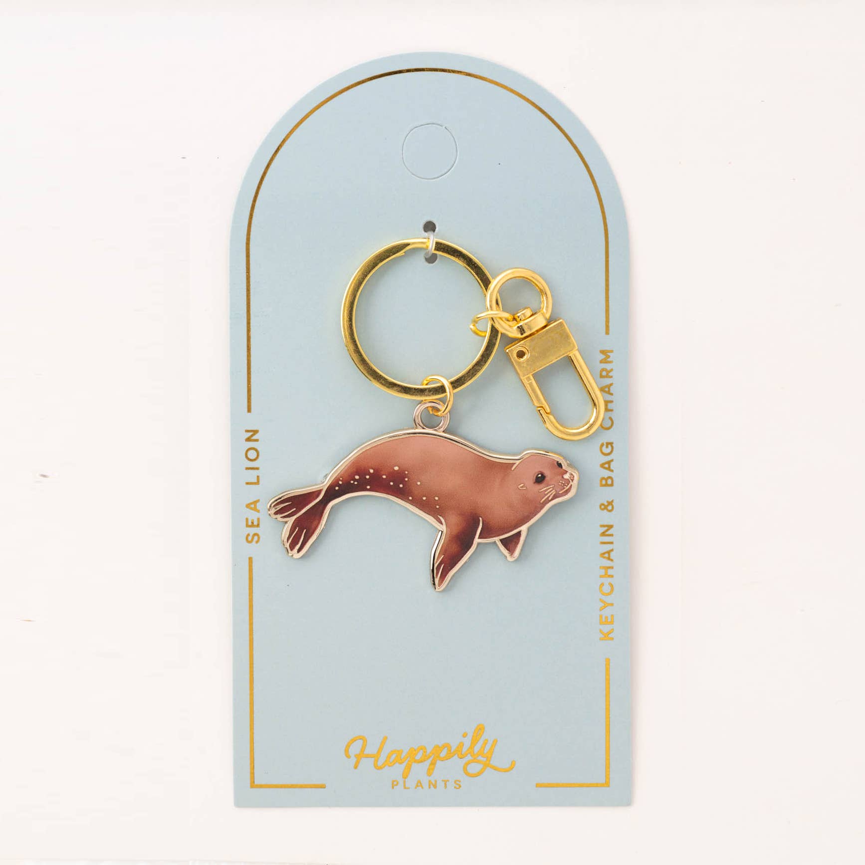 Sea Lion Keychain & Bag Charm, Beach Gifts, Ocean Gifts