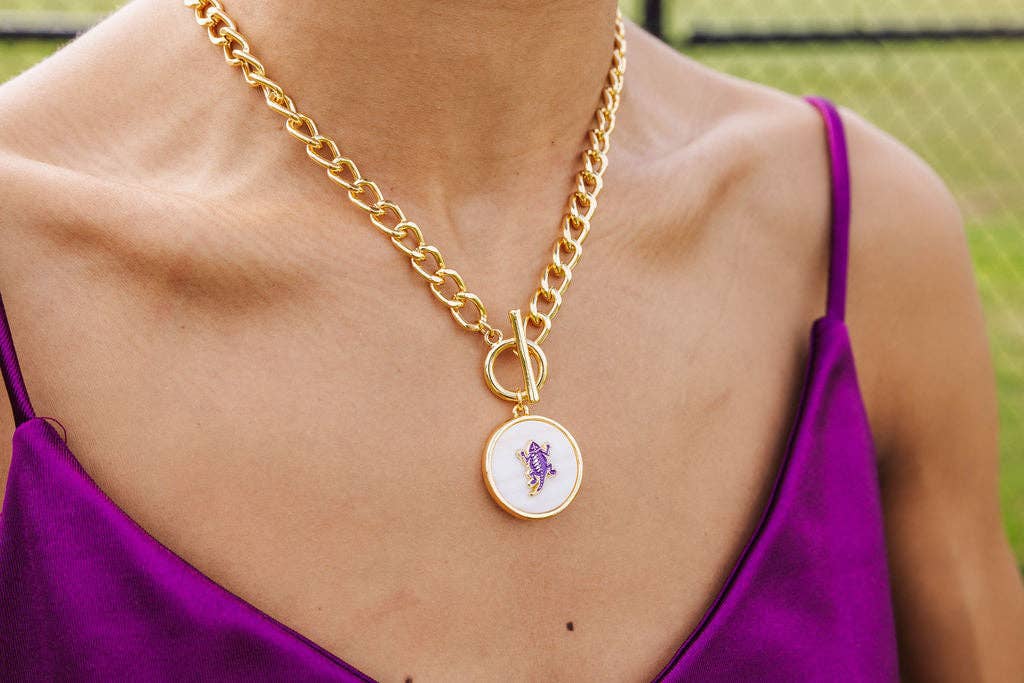 TCU Logo Necklace