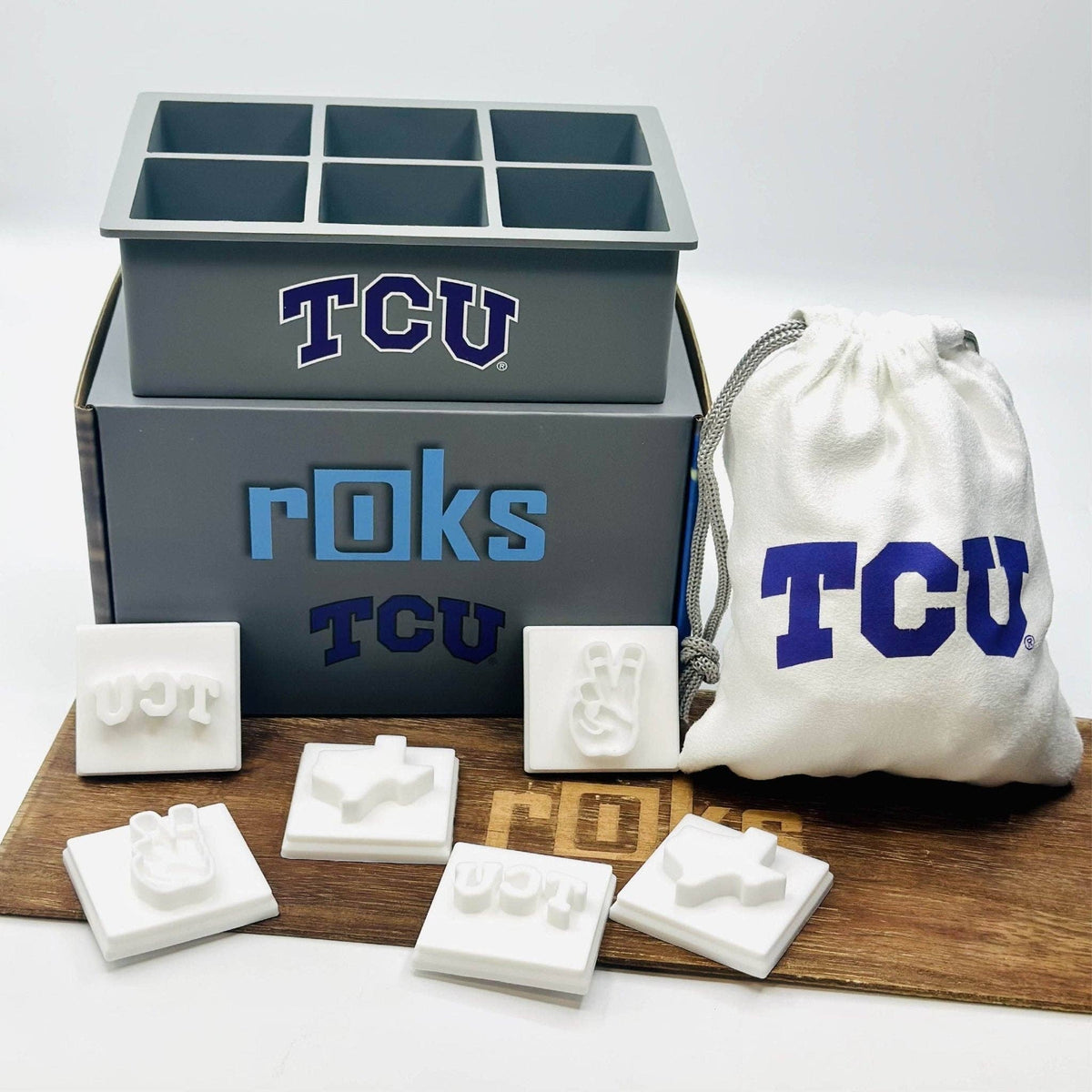 TCU Custom Cocktail Ice Tray - Bundle