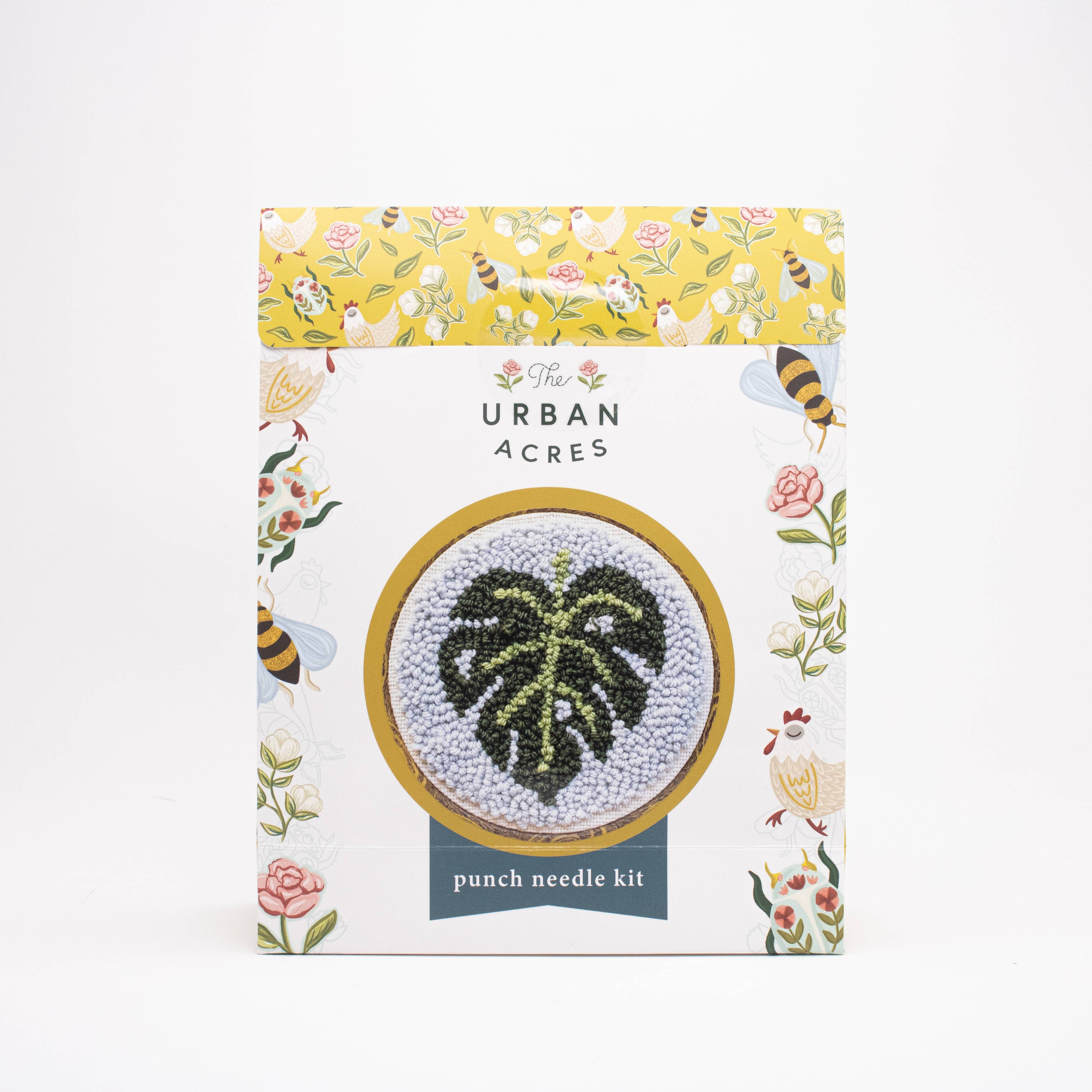 Classic Monstera Punch Needle Kit