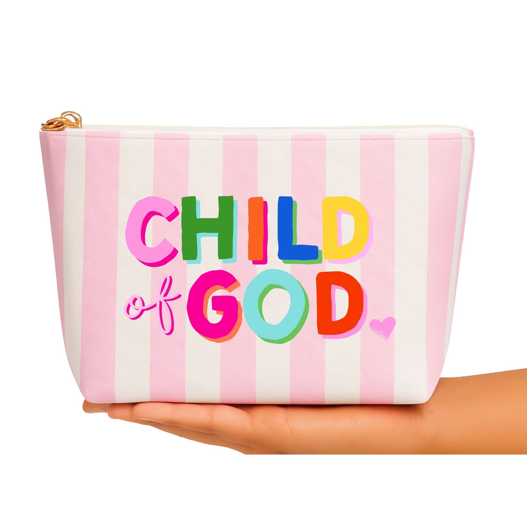 Child of God pouch Christian gift makeup bag