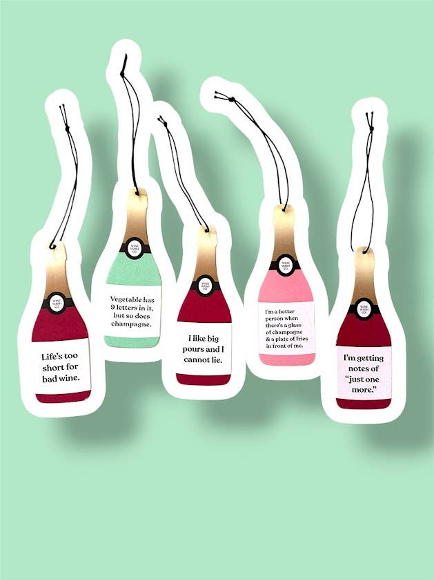 Champagne Air Freshener - Letters