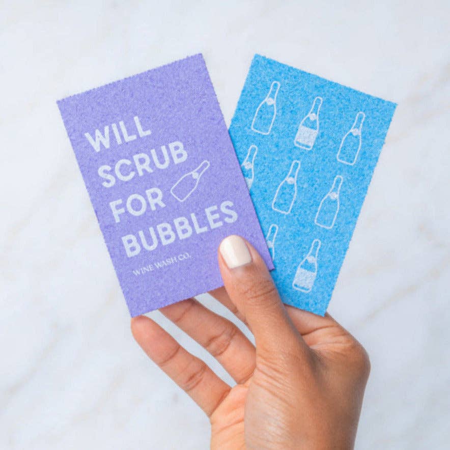 Biodegradable Pop-Up Sponge Set - Will Scrub for Bubbles