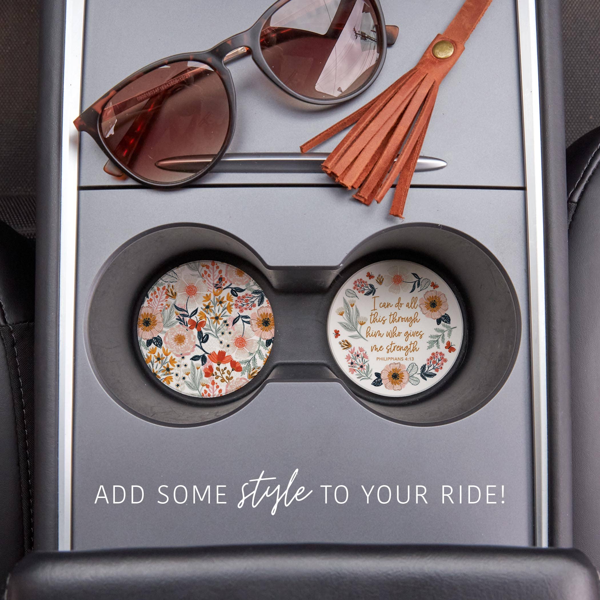 Car Coaster 2 Pack - Faith Strength