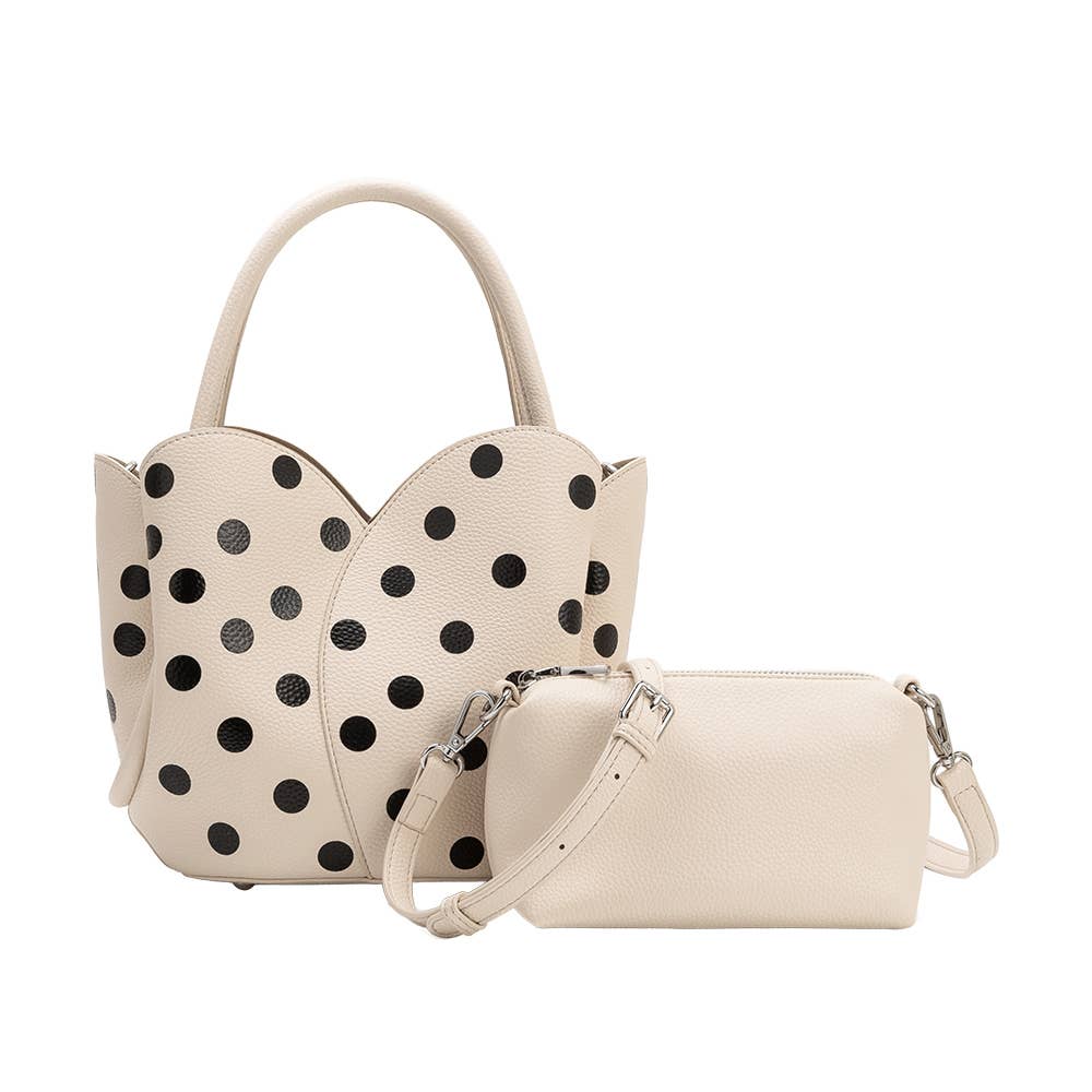 Tulip Cream Vegan Polka Dot