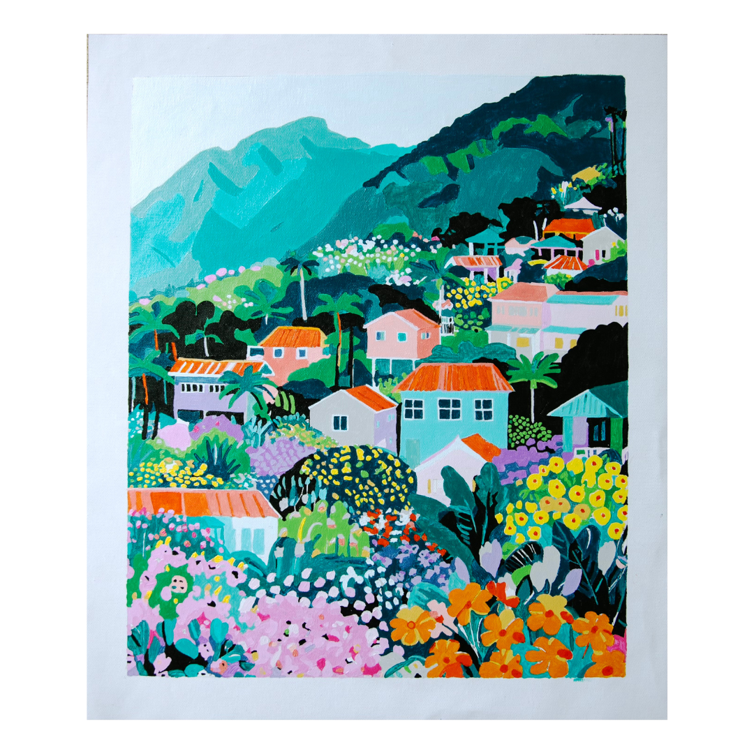 Flower Market: Honolulu Paint by Number