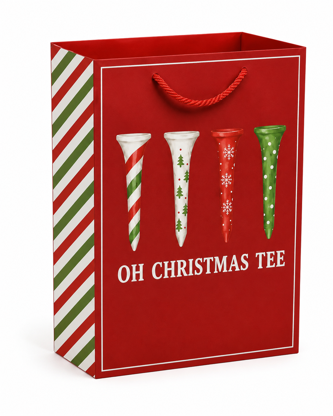 Oh Christmas Tee Holiday Golf Gift Bag