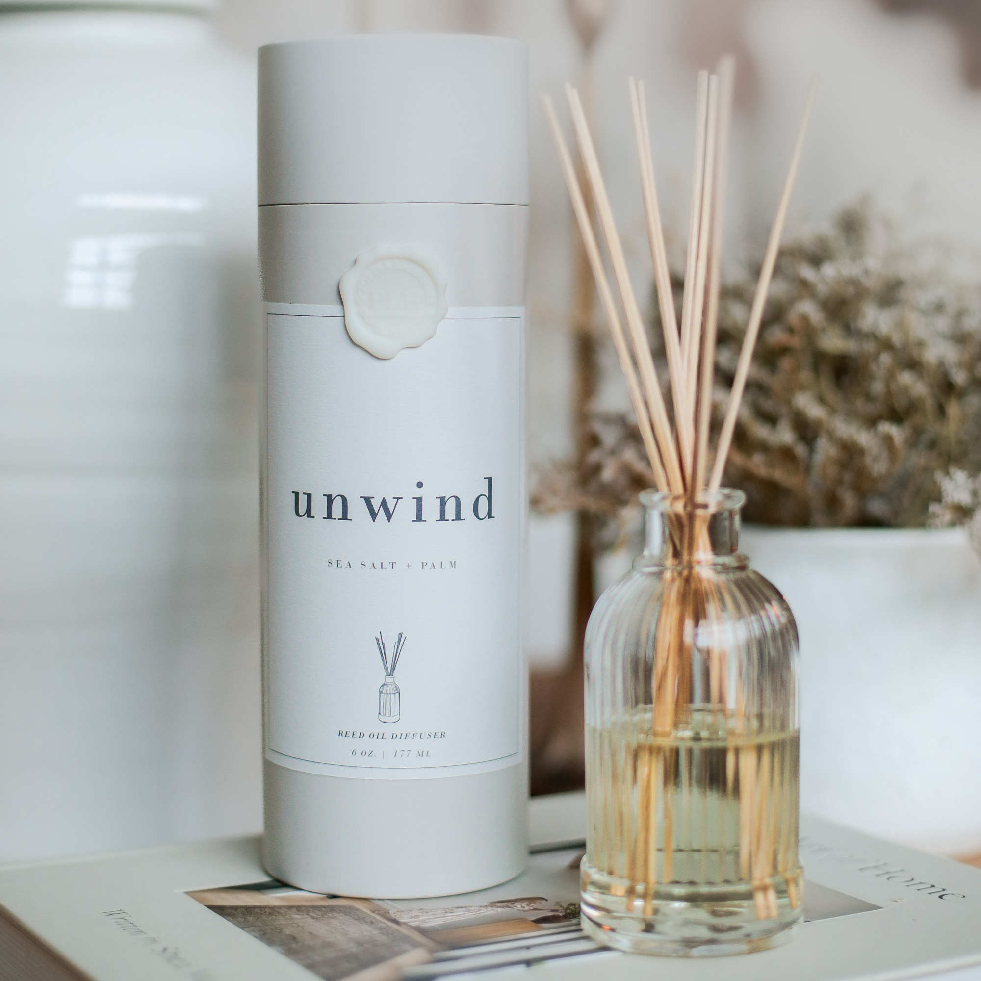 UNWIND | Sea Salt + Palm Reed Diffuser