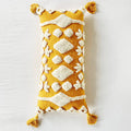 French Marigold - Diamond Tufted Cotton Slub Pillow