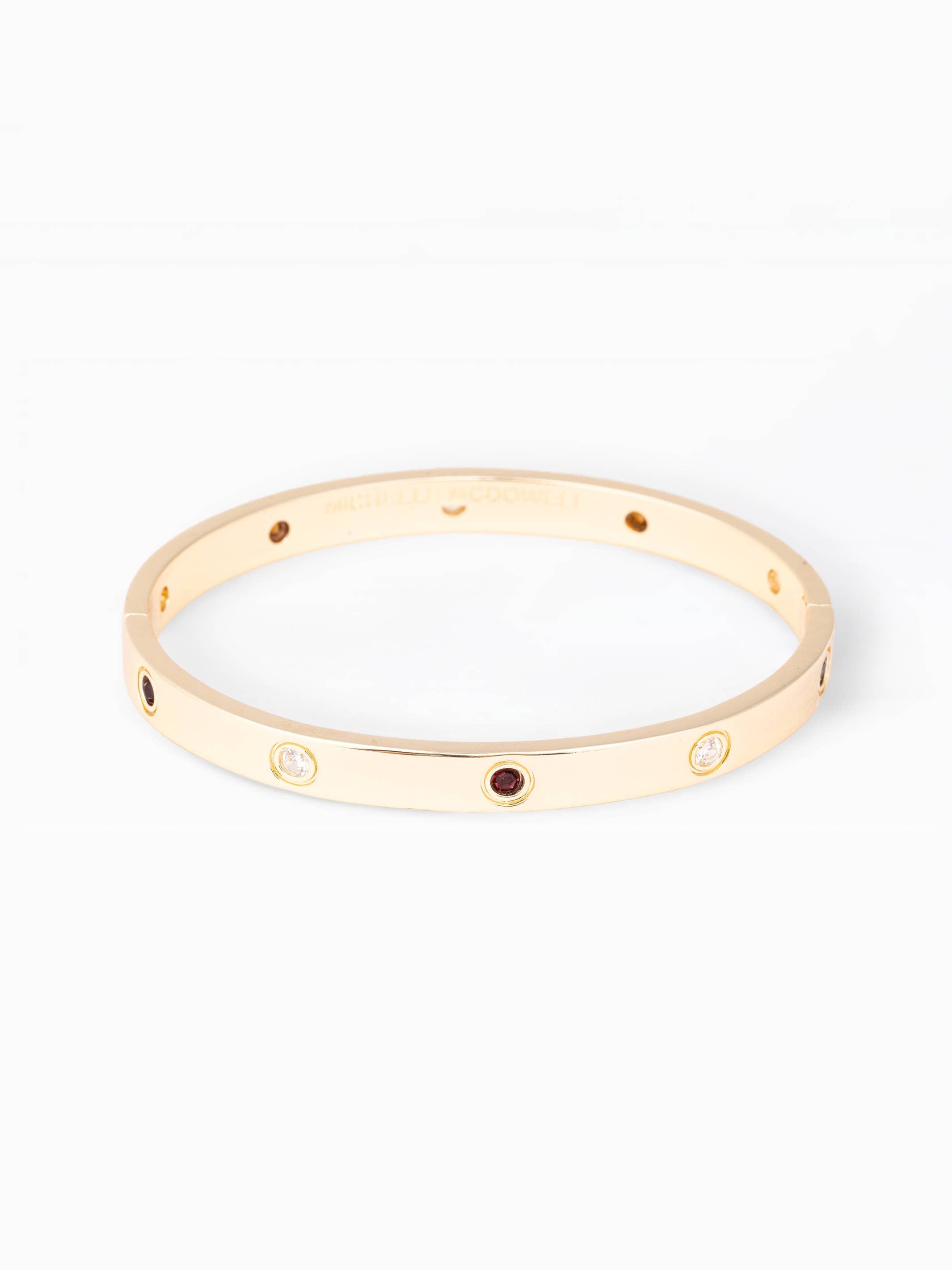 Kaylor Bracelet | Maroon & White