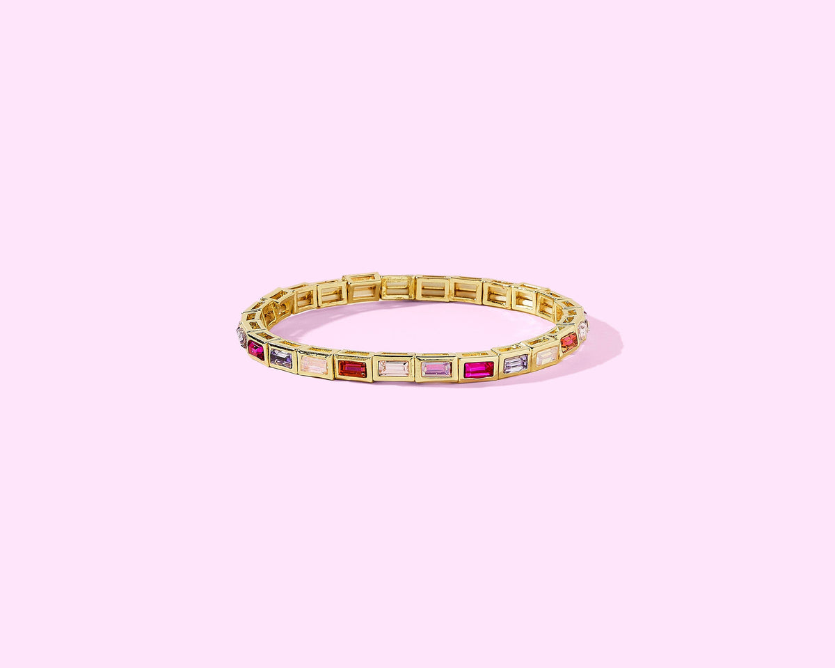 Enamel Stretch Bracelet - Assorted Styles - Love