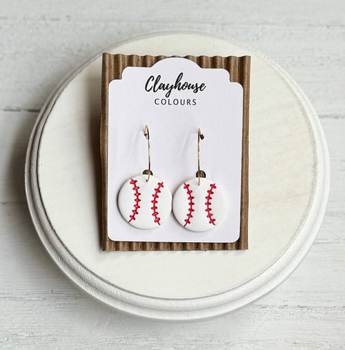 Baseball Earrings